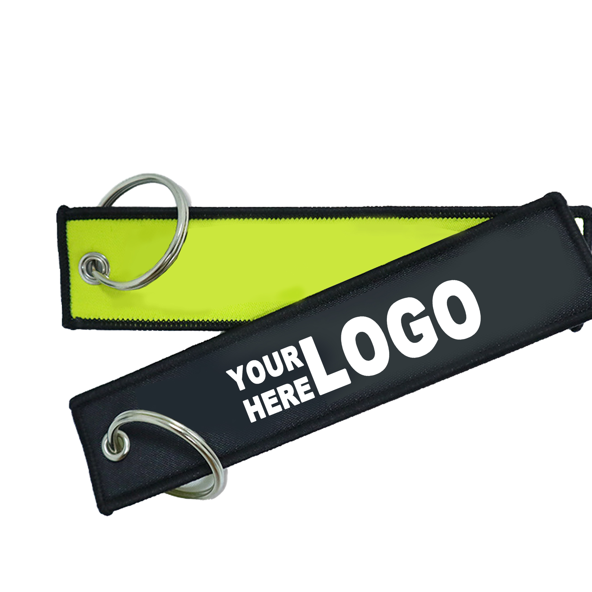 Customizable Double-Sided Embroidered Keychain 1