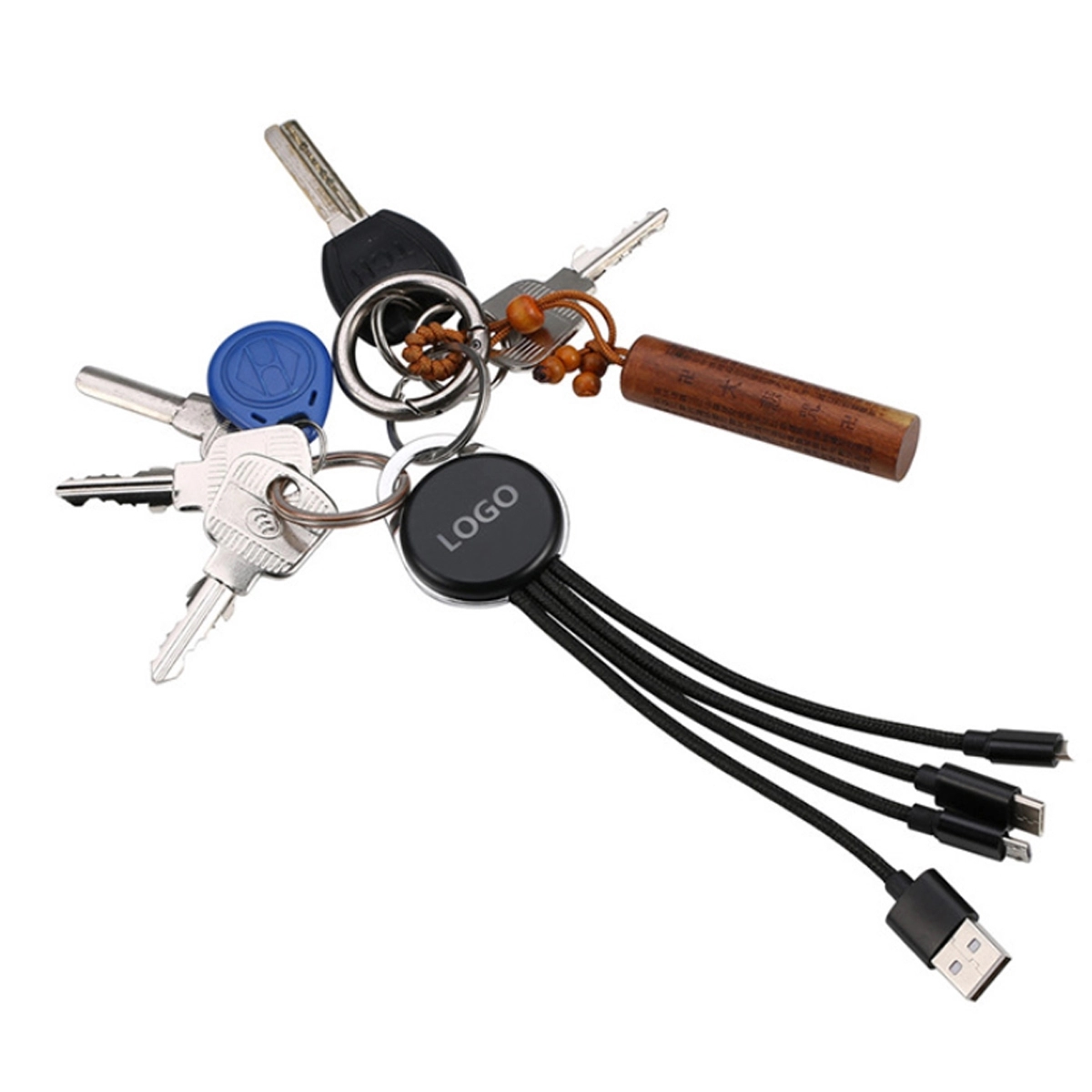 3 In 1 Light Up Logo Charging Cable 5