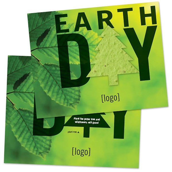 Seed Paper Shape Postcard 18