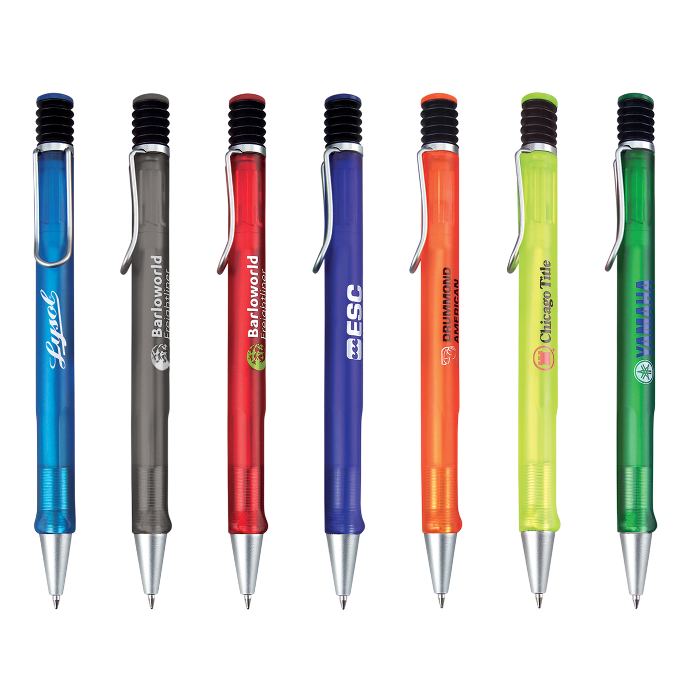 Plantagenet-305 Retractable Translucent Pens 3