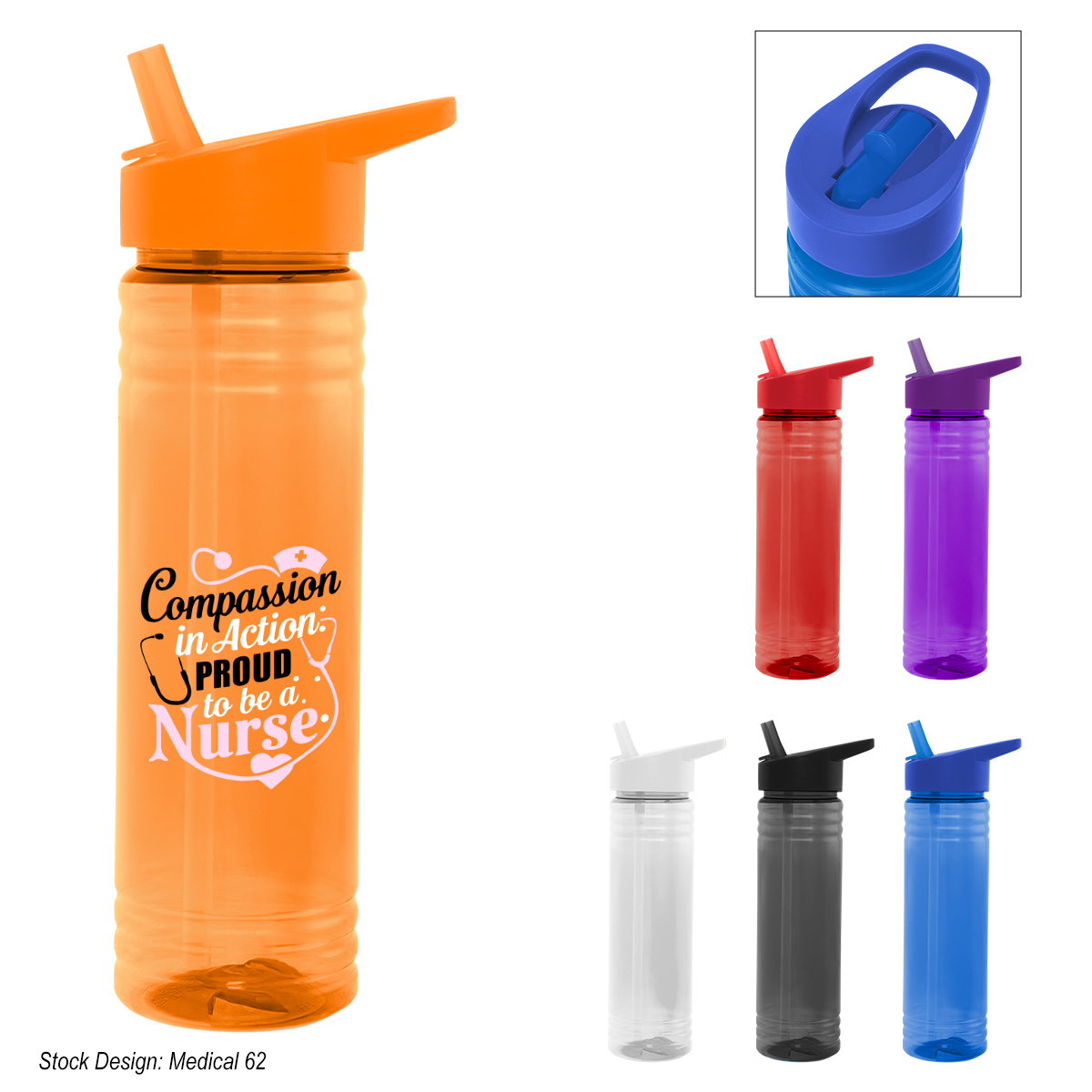 24 Oz. Full Color Vibe Bottle 35