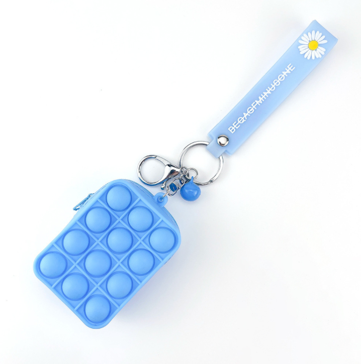 Simple Dimple Fidget Toys Silicone Stress Relief keychain 11