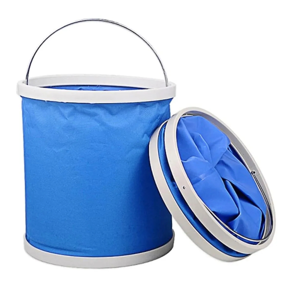 11L Oxford Portable Cloth Folding Bucket Outdoor Car Wash 3