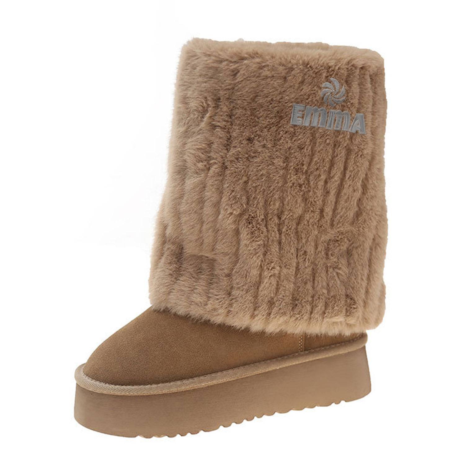 Women's Fuzzy Fleece Boots 2