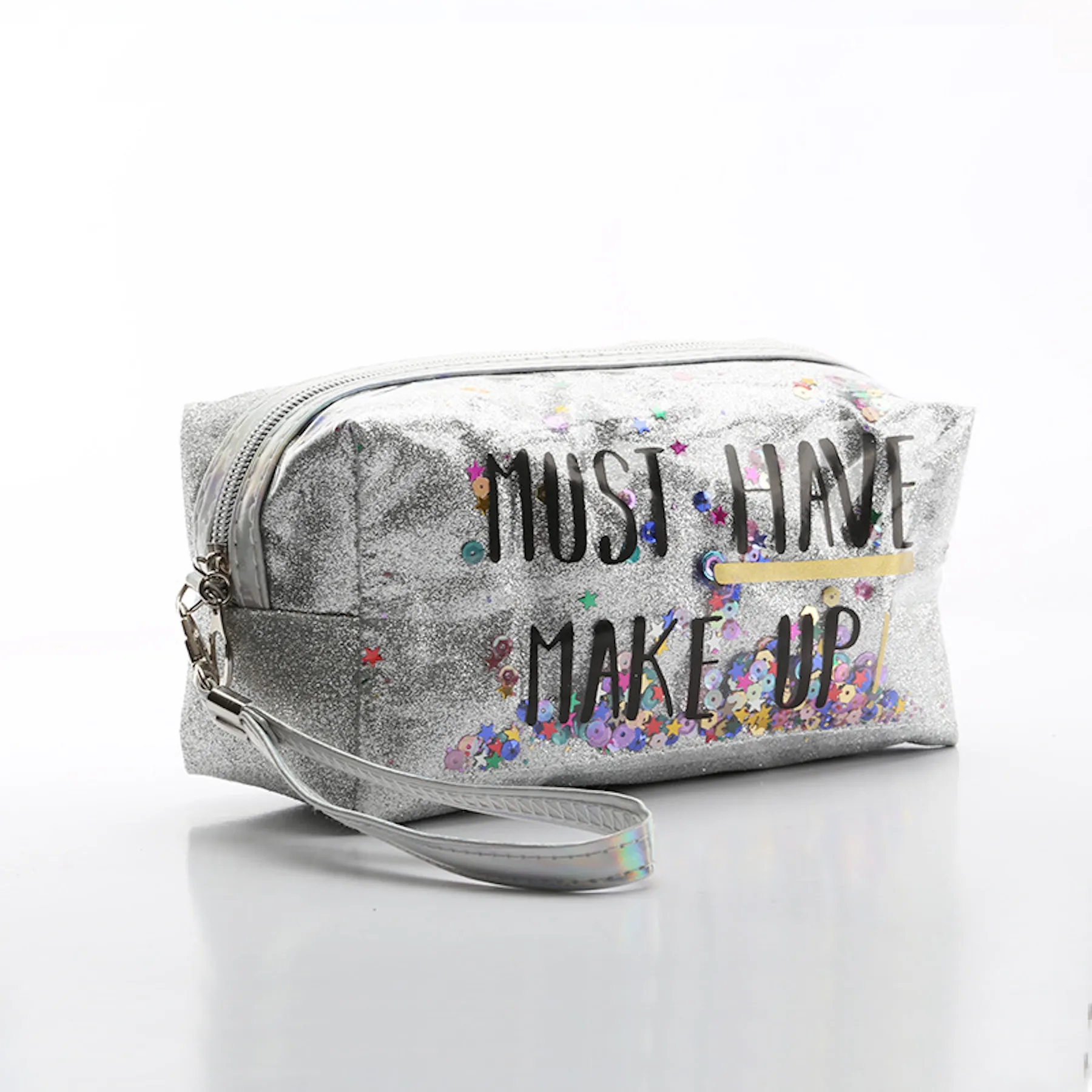 Fashion Creative Sequin Glitter Toiletry Pouch Cosmetic Bag 3