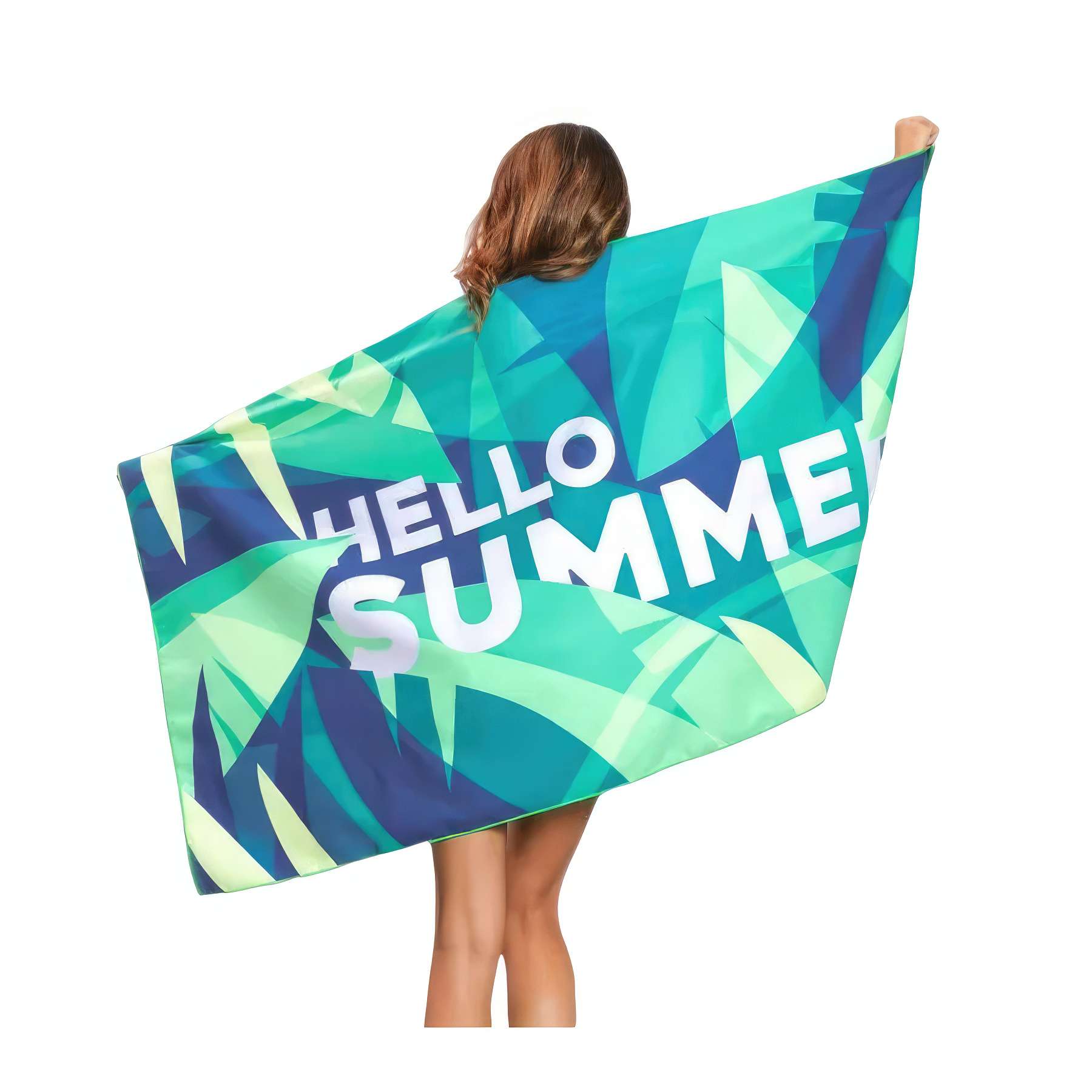 Microfiber Lightweight Beach Blanket Towel For Swimming 2