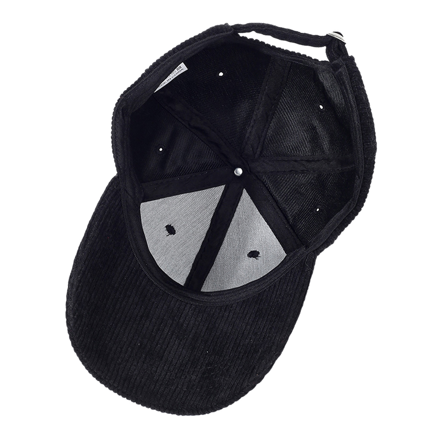 Stock Corduroy 6-Panel Structured Cap w/ Metal Buckle 15