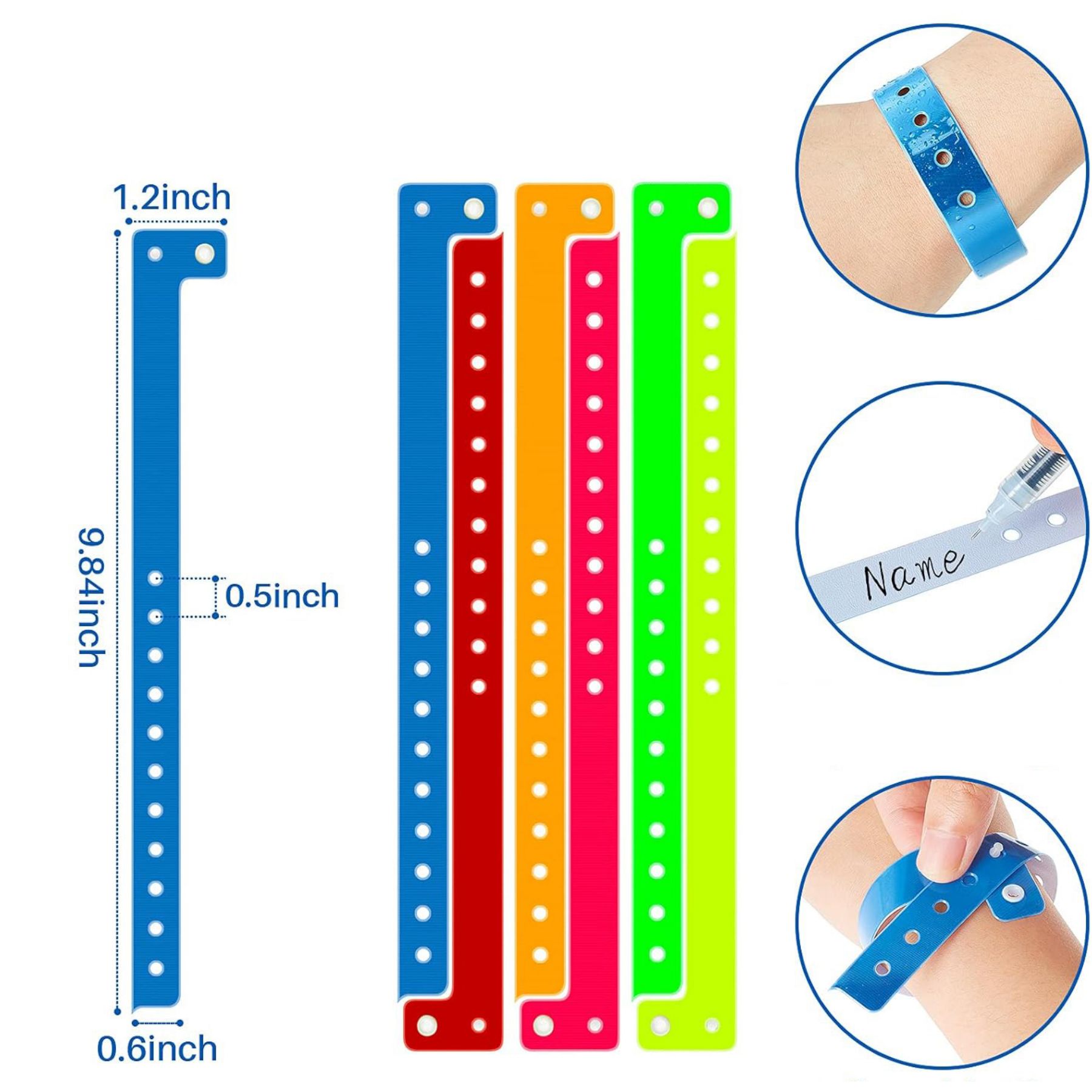 Plastic Event Colored Wristband 3