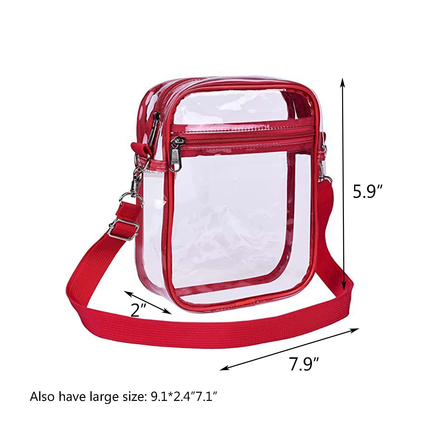 Clear Crossbody Purse Bag 2
