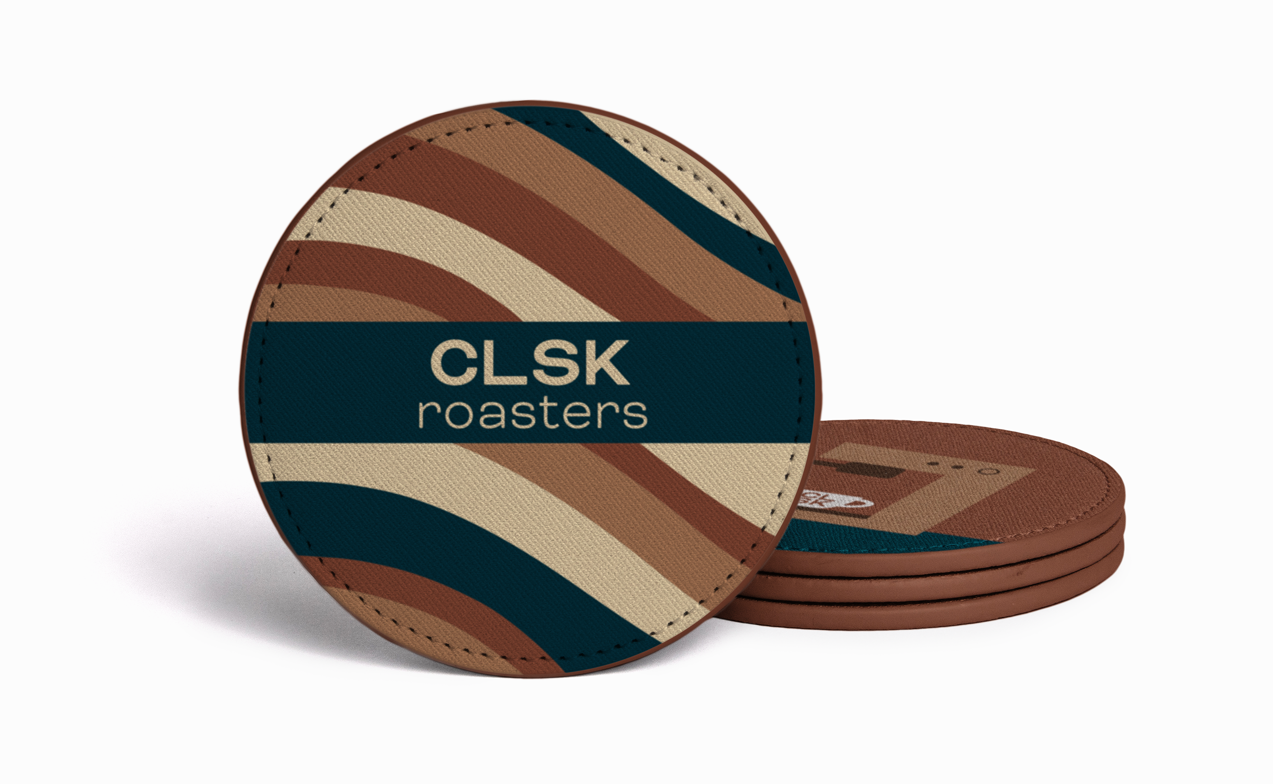 LVL Vegan Leather Coaster Set