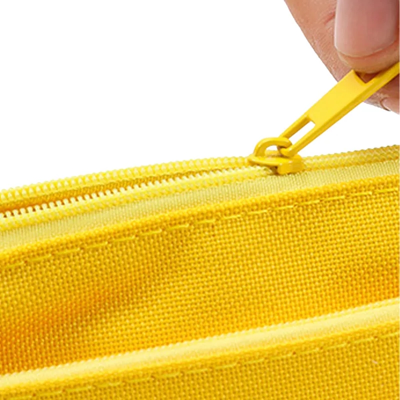 Large Capacity Pencil Pouch With Zipper Compartments 3