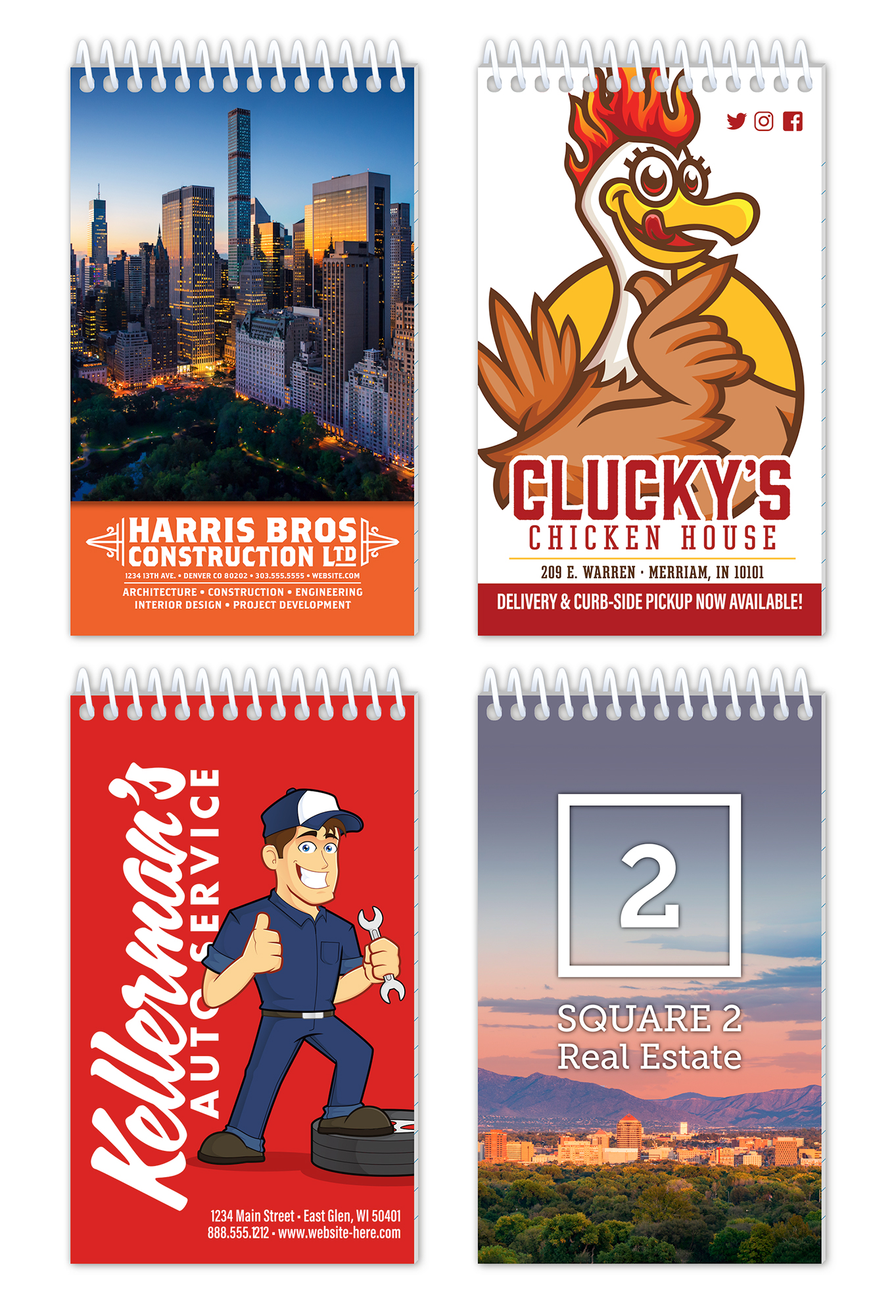 Spiral Bound Pocket Notebook 2.875x4.75 - 50 Sheets 2