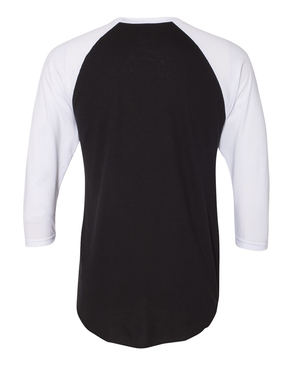 50/50 Raglan Three-Quarter Sleeve Tee