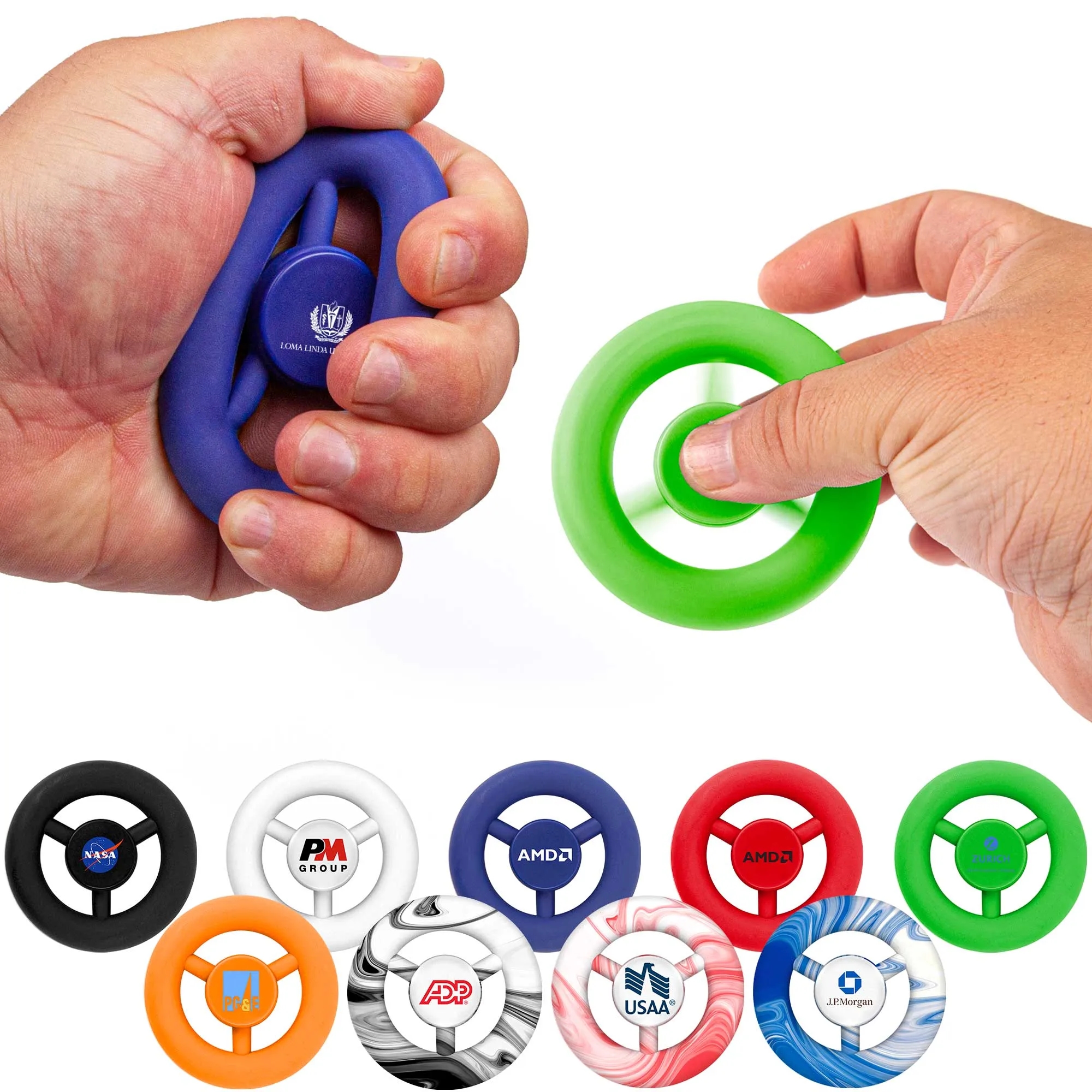 Grip N' Spin Stress Reliver & Exerciser