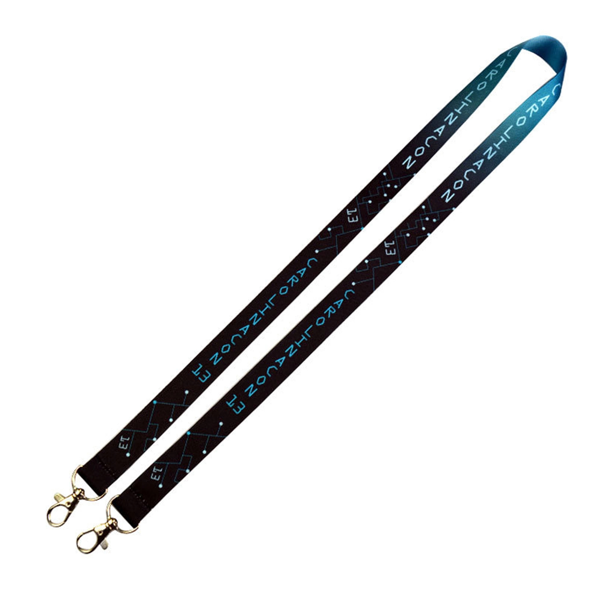 Polyester Neck Strap Wristlet Lanyard 2