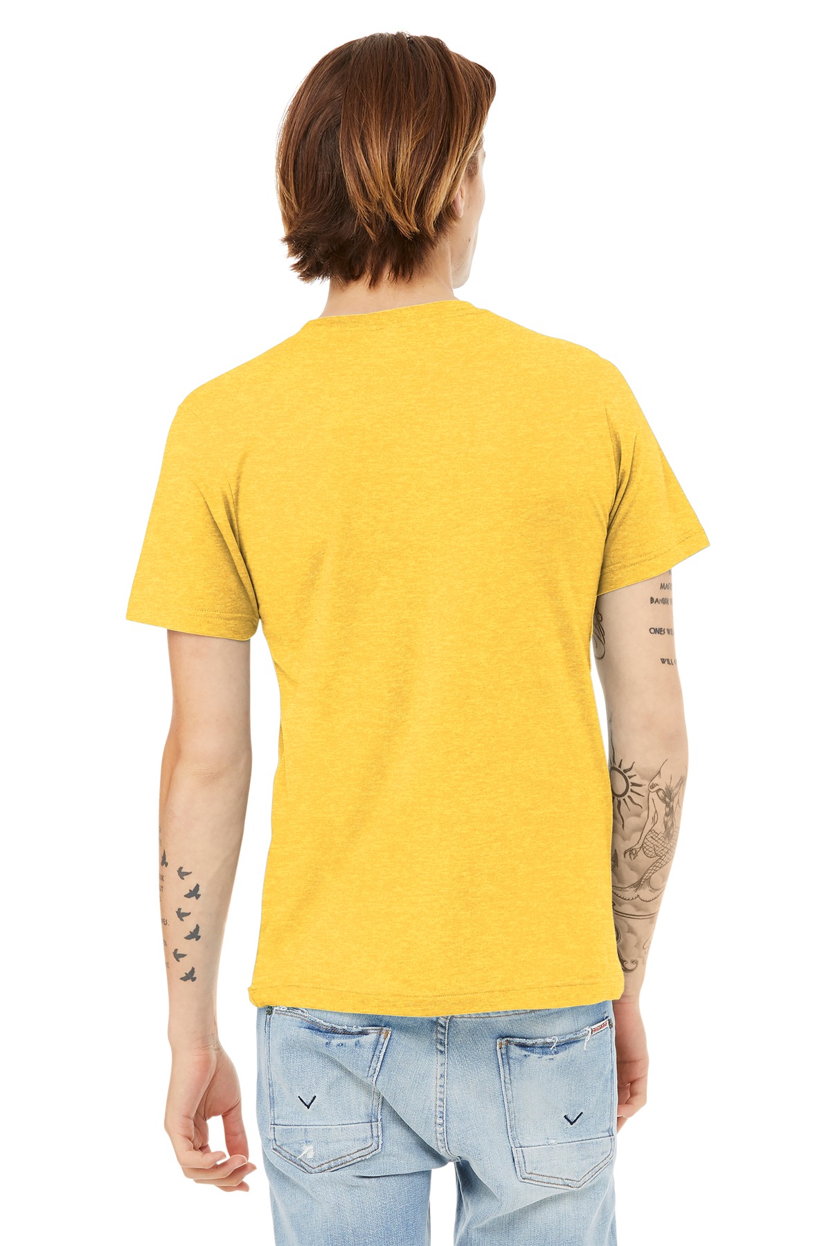 BELLA+CANVAS Unisex Heather CVC Short Sleeve Tee. BC3001CVC 203