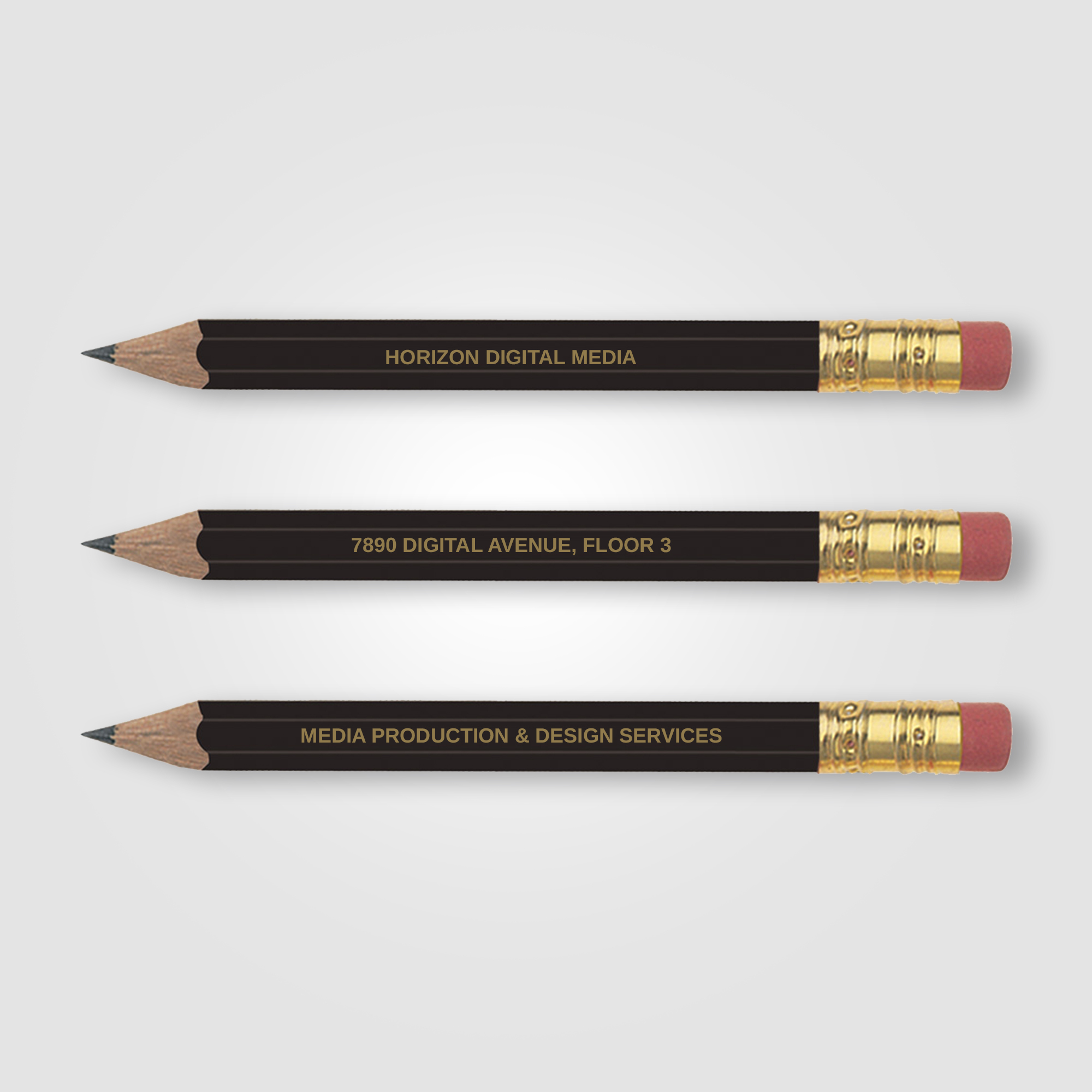 Golf Pencil (Hex with eraser) 9