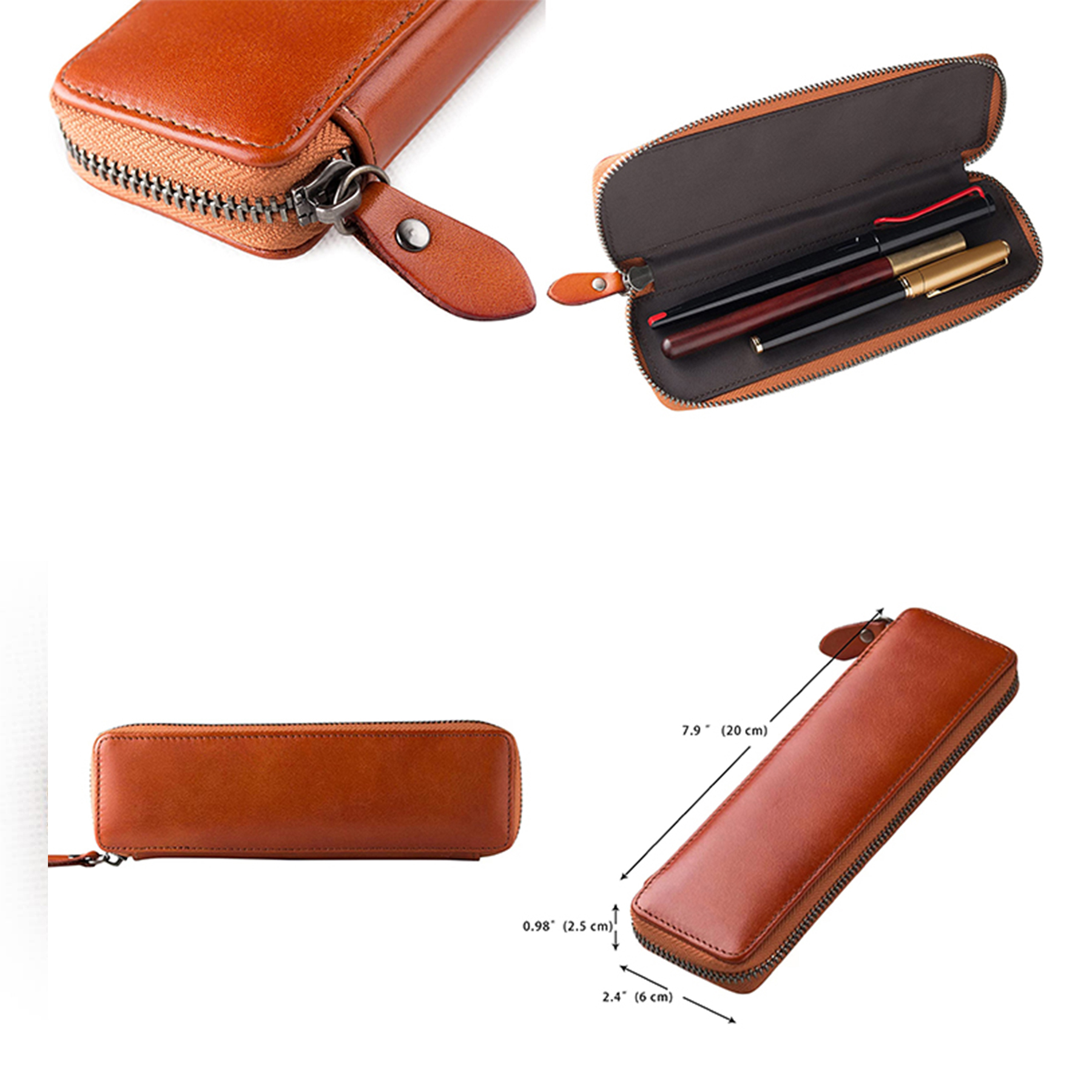 Pencil Case Leather Pouch 2