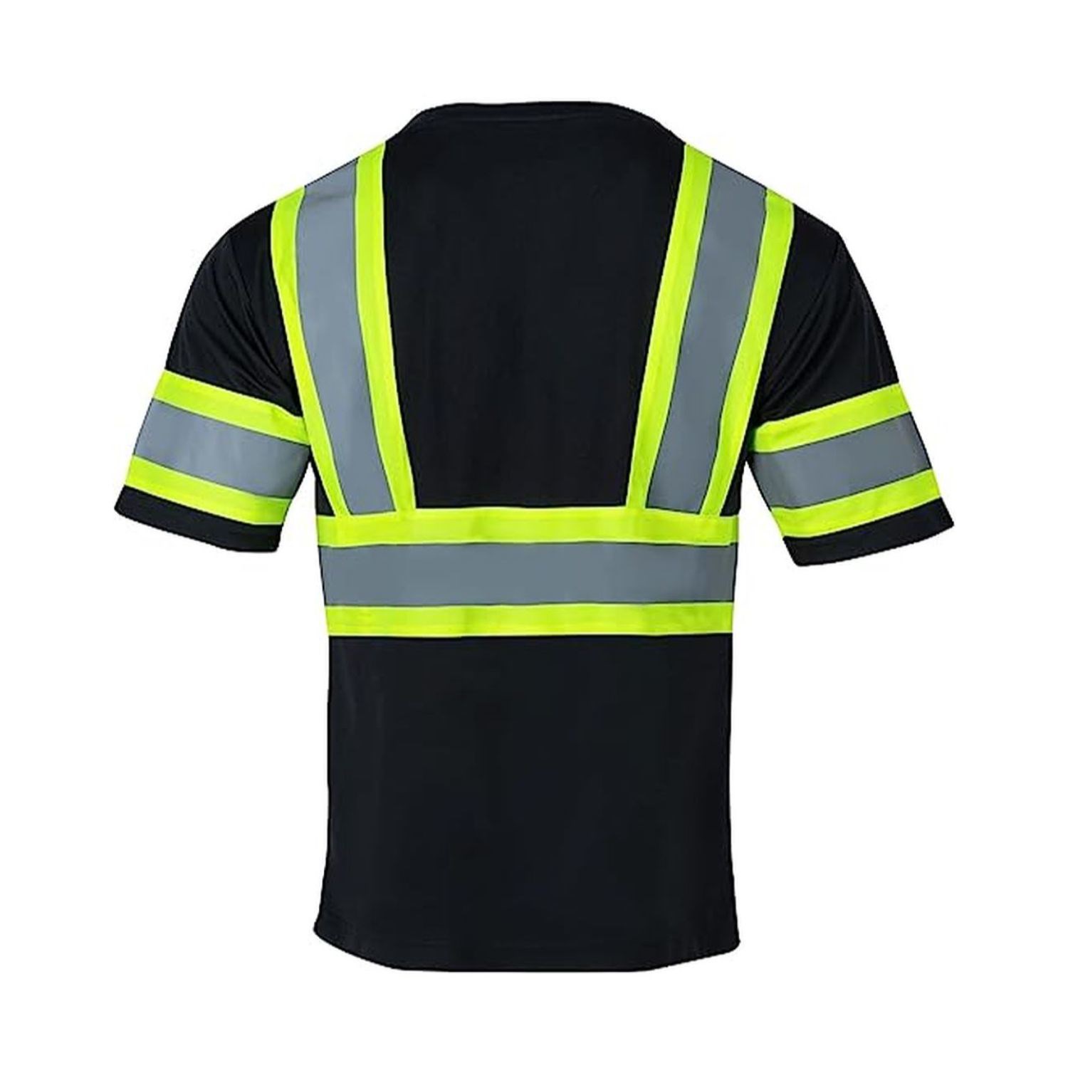 rPET Class 3 Green Choice Reflective Safety T-Shirt W/ Pocket 6