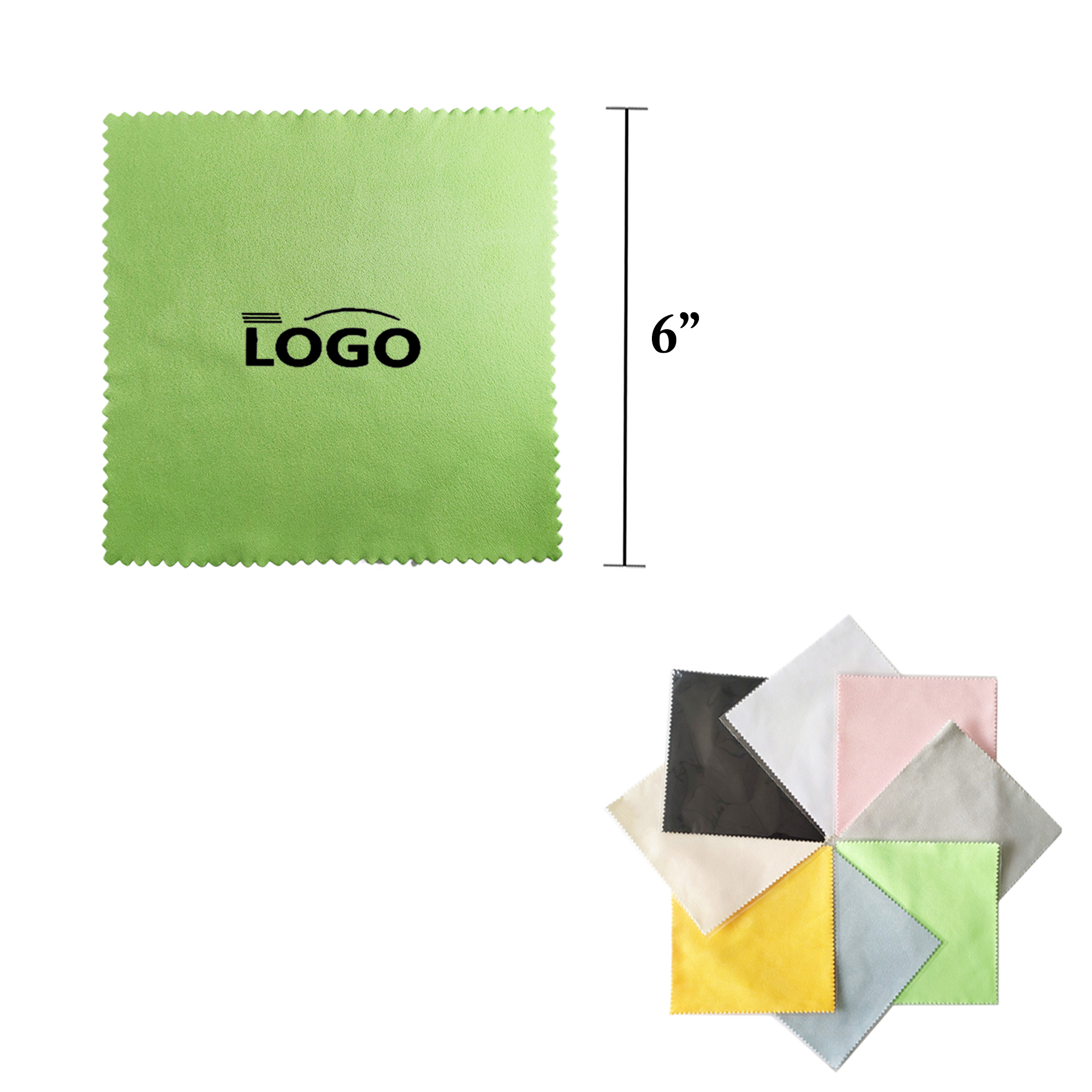 6 Suede Microfiber Cleaning Cloth For Eyeglasses 9