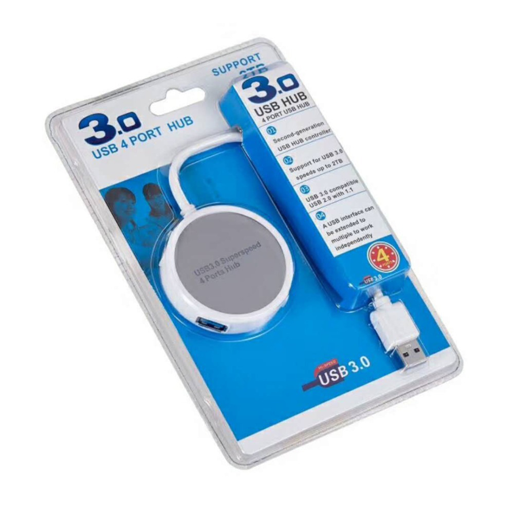 Usb Otg Data 3.0 Super Speed 4 Port Hub 4