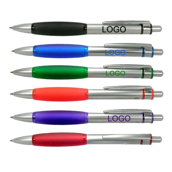 Rubber Grip Ballpoint Pens 1