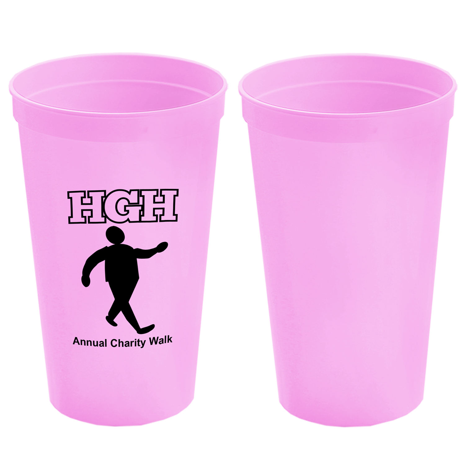 Stackable Polypropylene Stadium Cup, 22 oz. 18