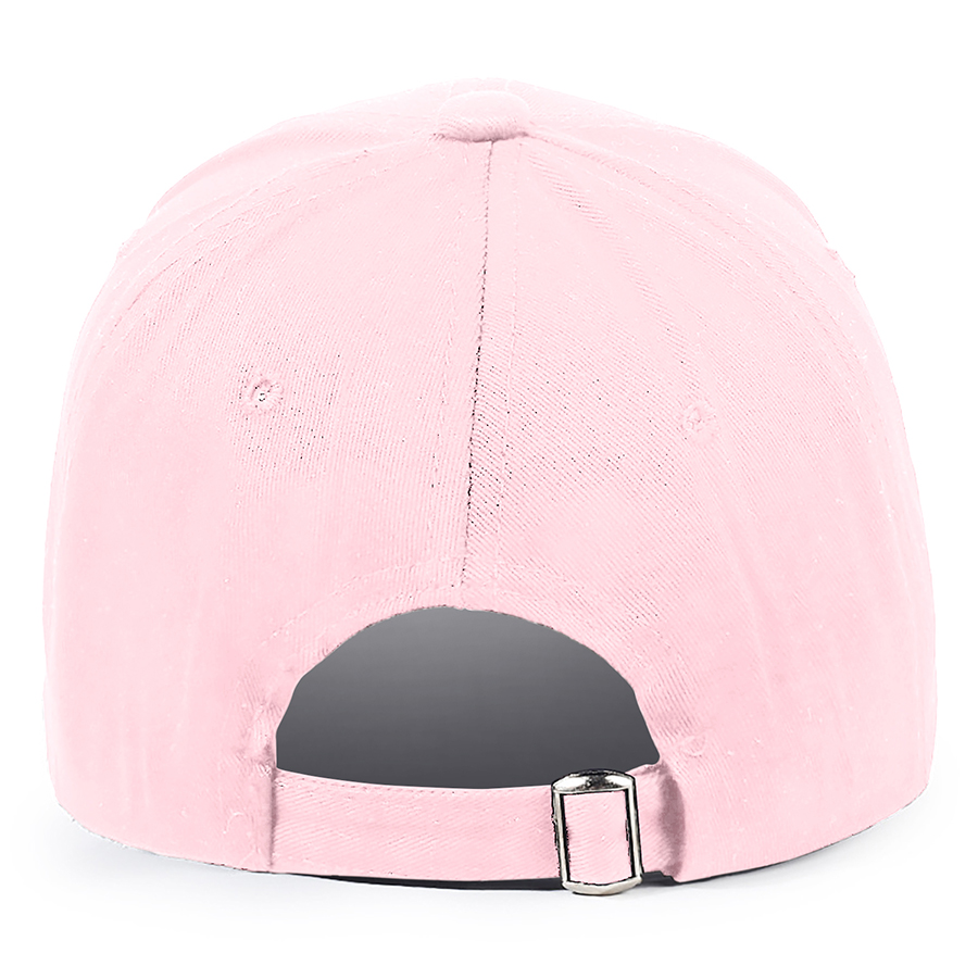 Stock Solid Color Cotton 6-Panel Baseball Cap w/ D-Ring 10