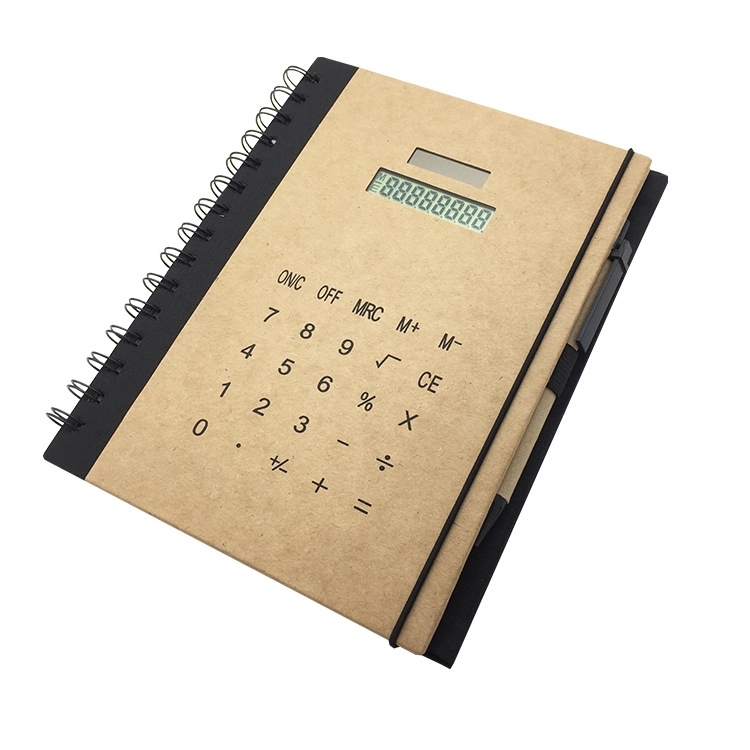 Recycled Solar Calculator with Pen 4