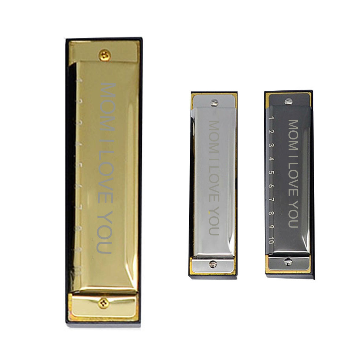 10 Holes C Key Blues Harmonica 3
