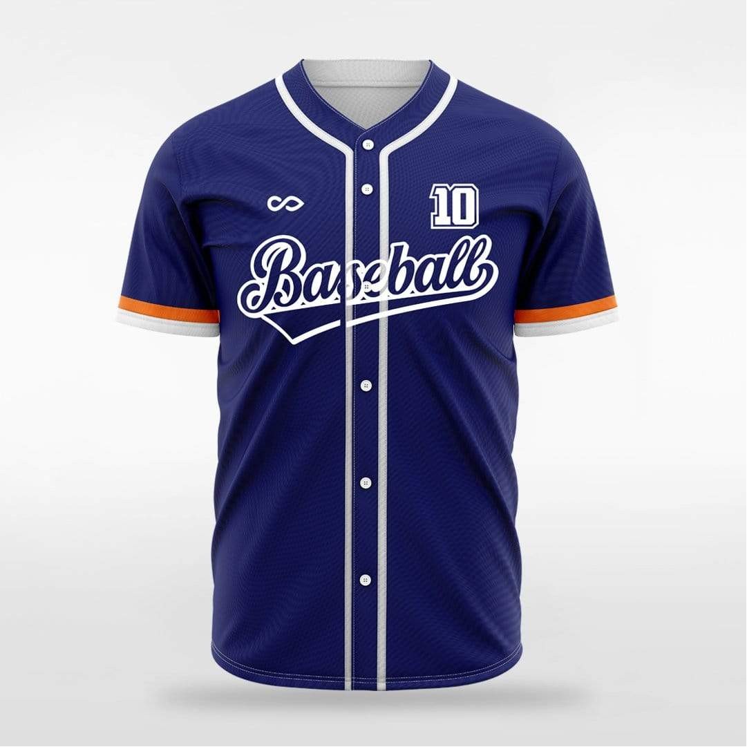 Custom Dye Sublimated Full Button Baseball Jersey 7