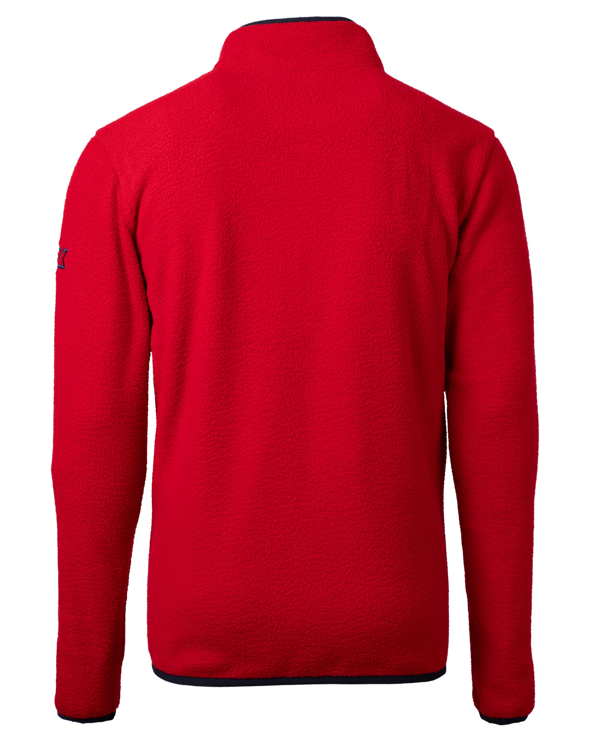 Cutter & Buck Cascade Epic Comfort Recycled Sherpa Fleece Mens Quarter Zip Jacket 17