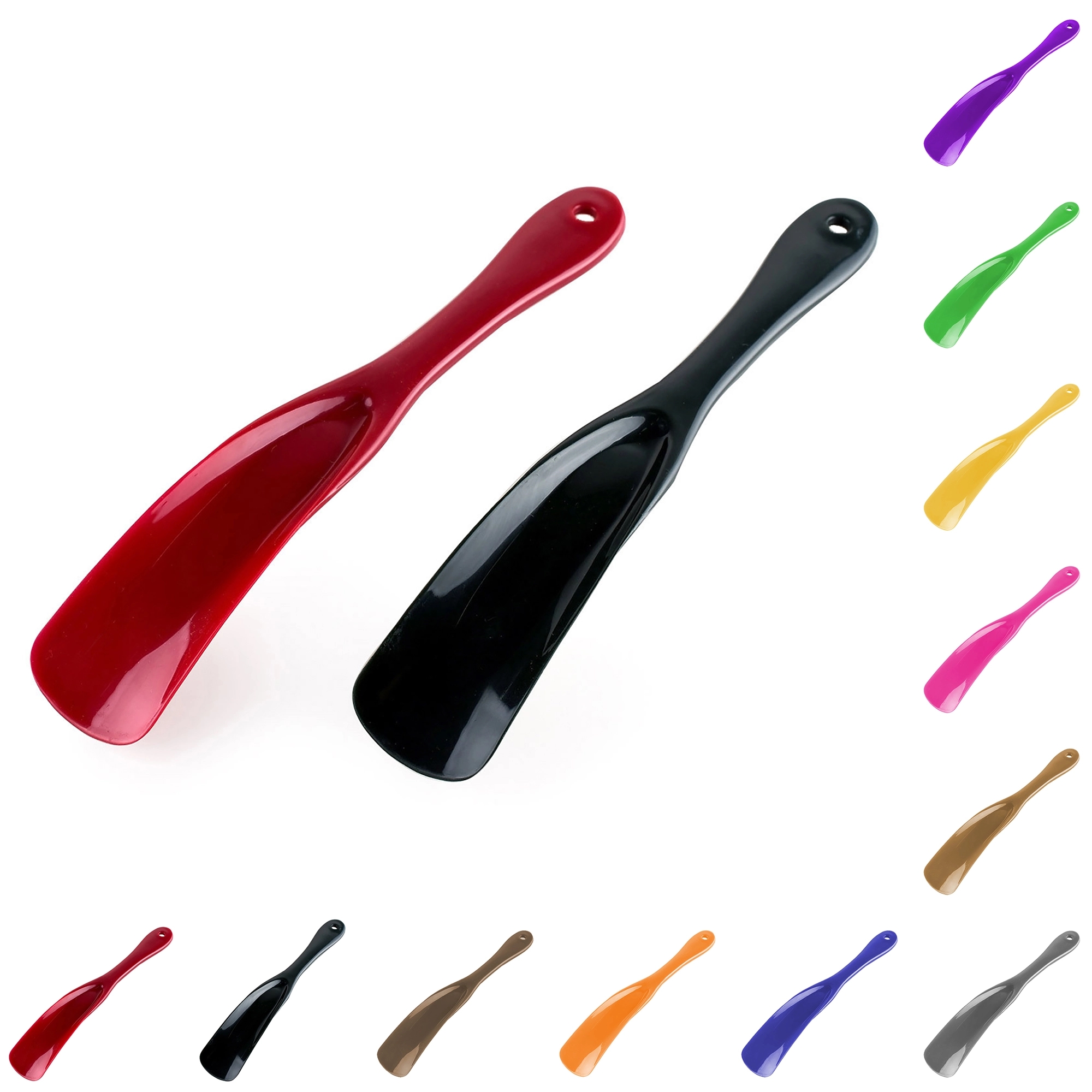 MOQ 50pcs Plastic Shoehorn Boots Shoes Helper 7
