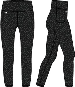 UA Motion Gloss Printed Women's Ankle Leggings 1