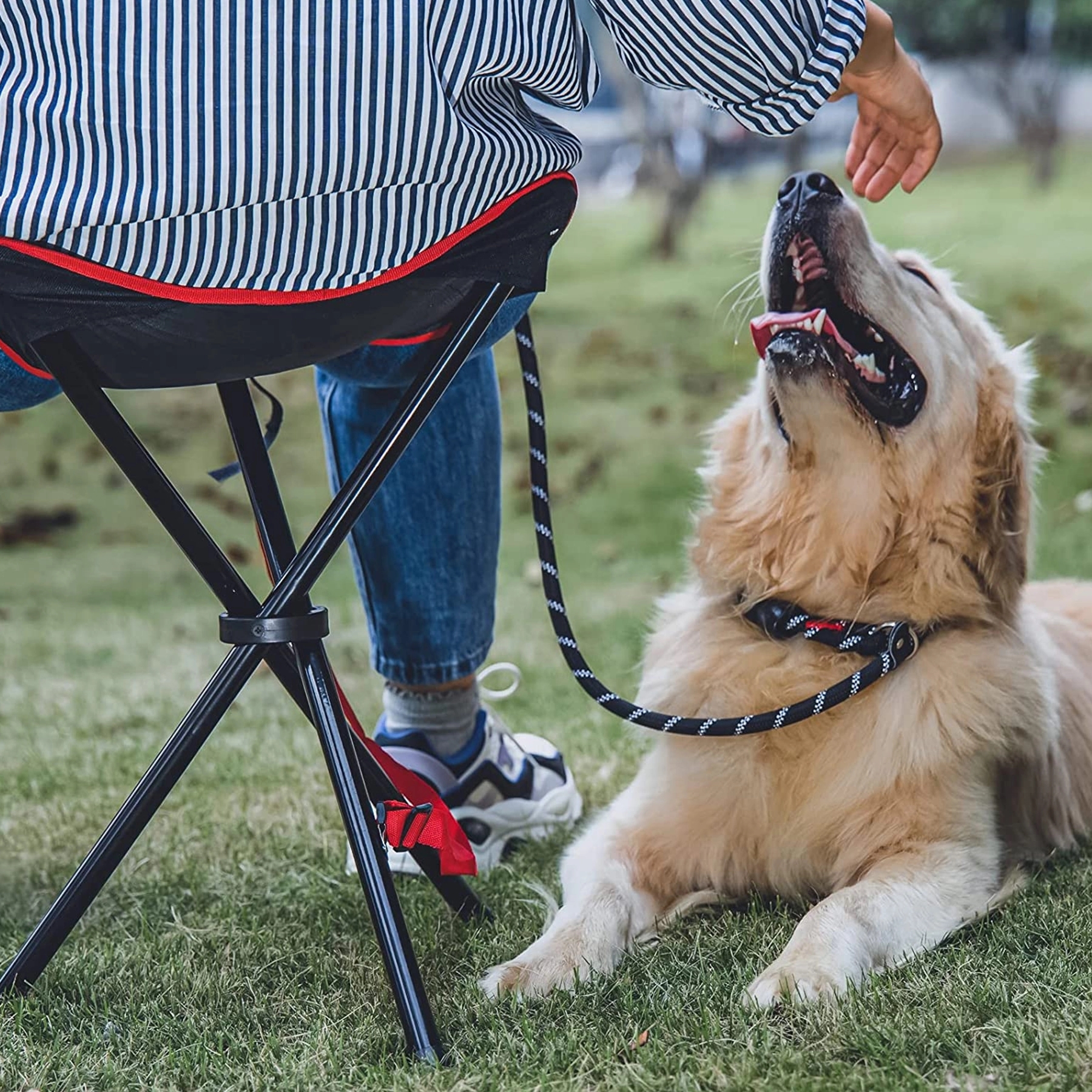 Folding Tripod Camping Stool 3