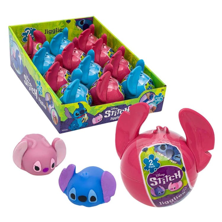 Disney Stitch Jigglies Squeezy Toys - Assorted 2