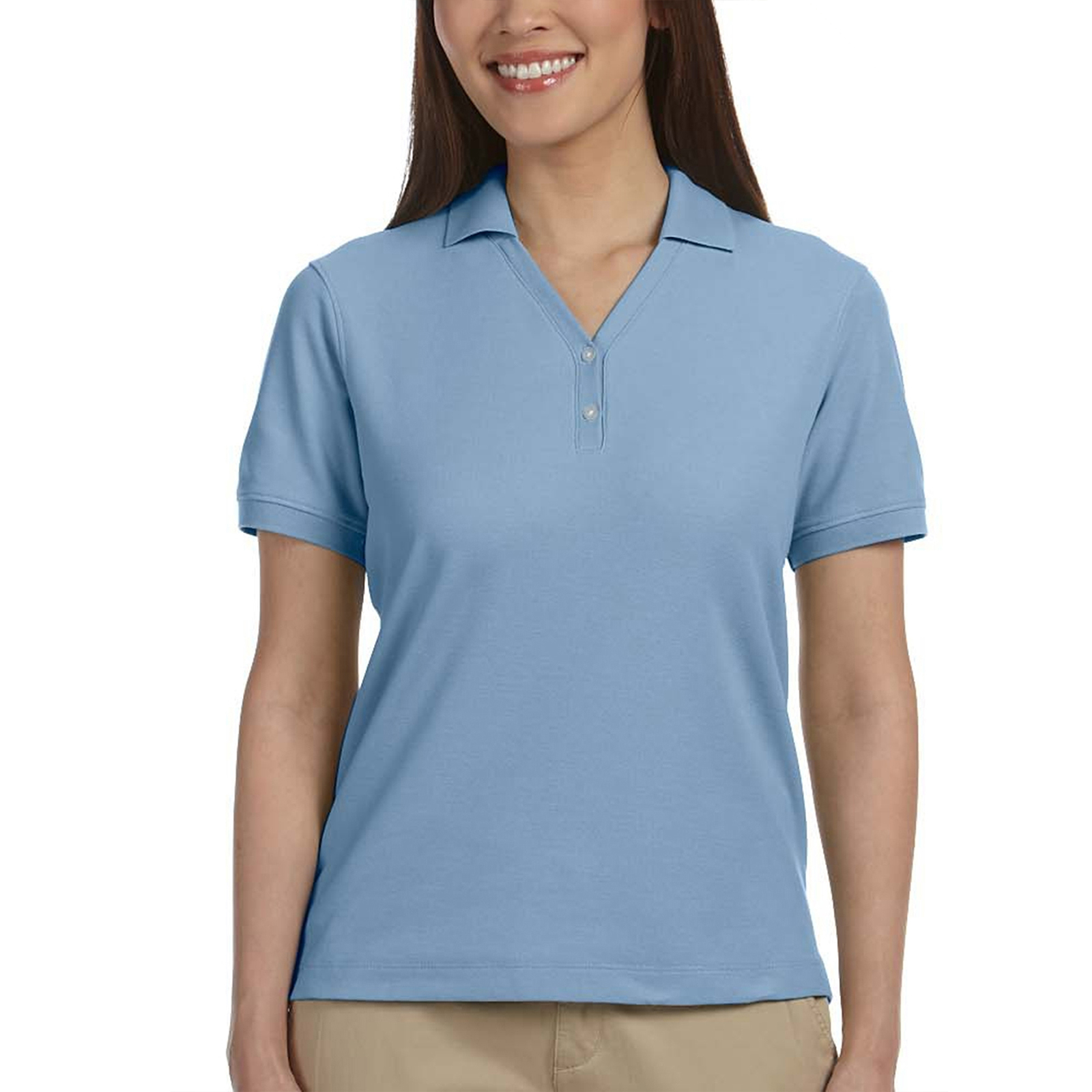Devon & Jones® Ladies' Y-Collar Golf Polos 29