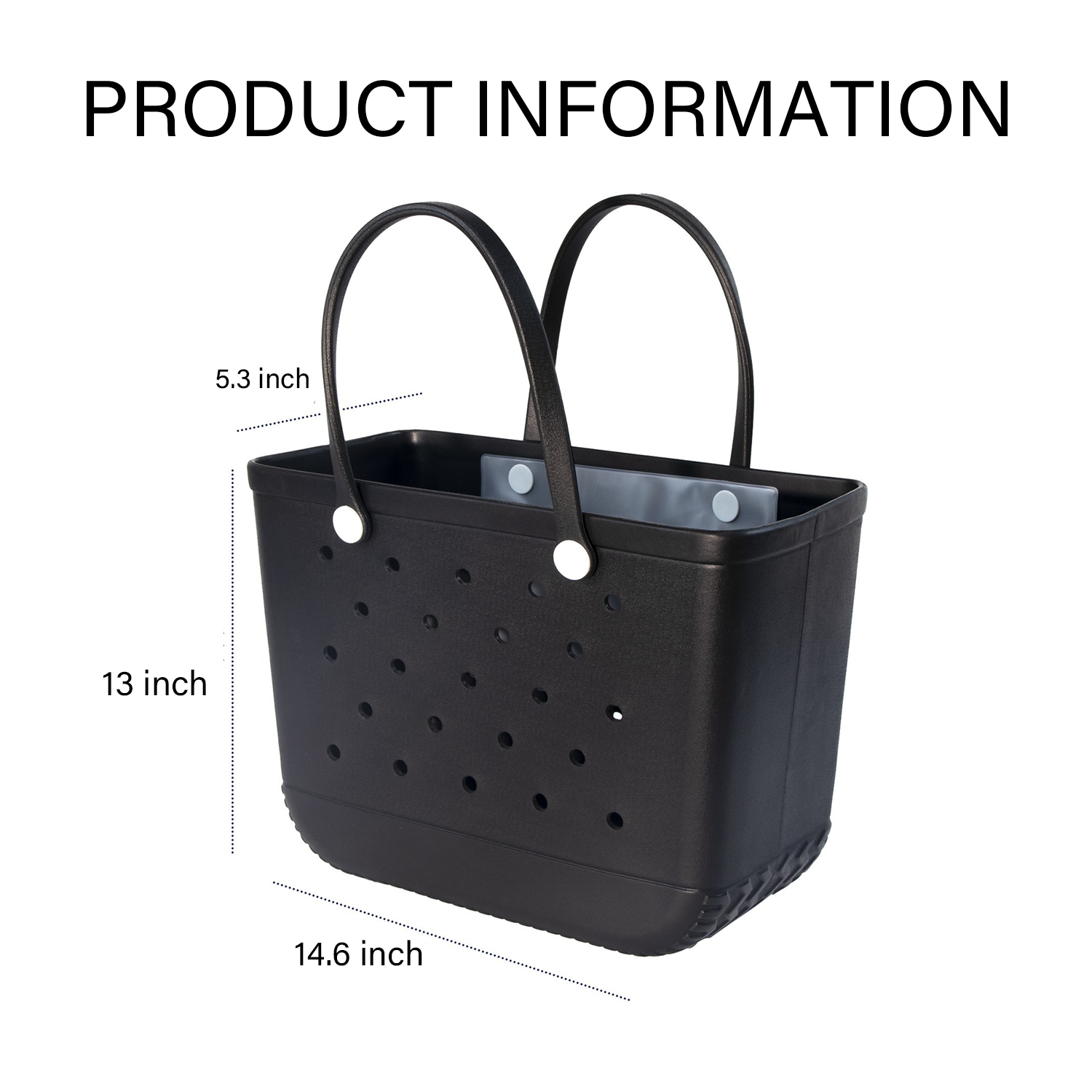 EVA Waterproof Sandproof Beach Tote Bags 2