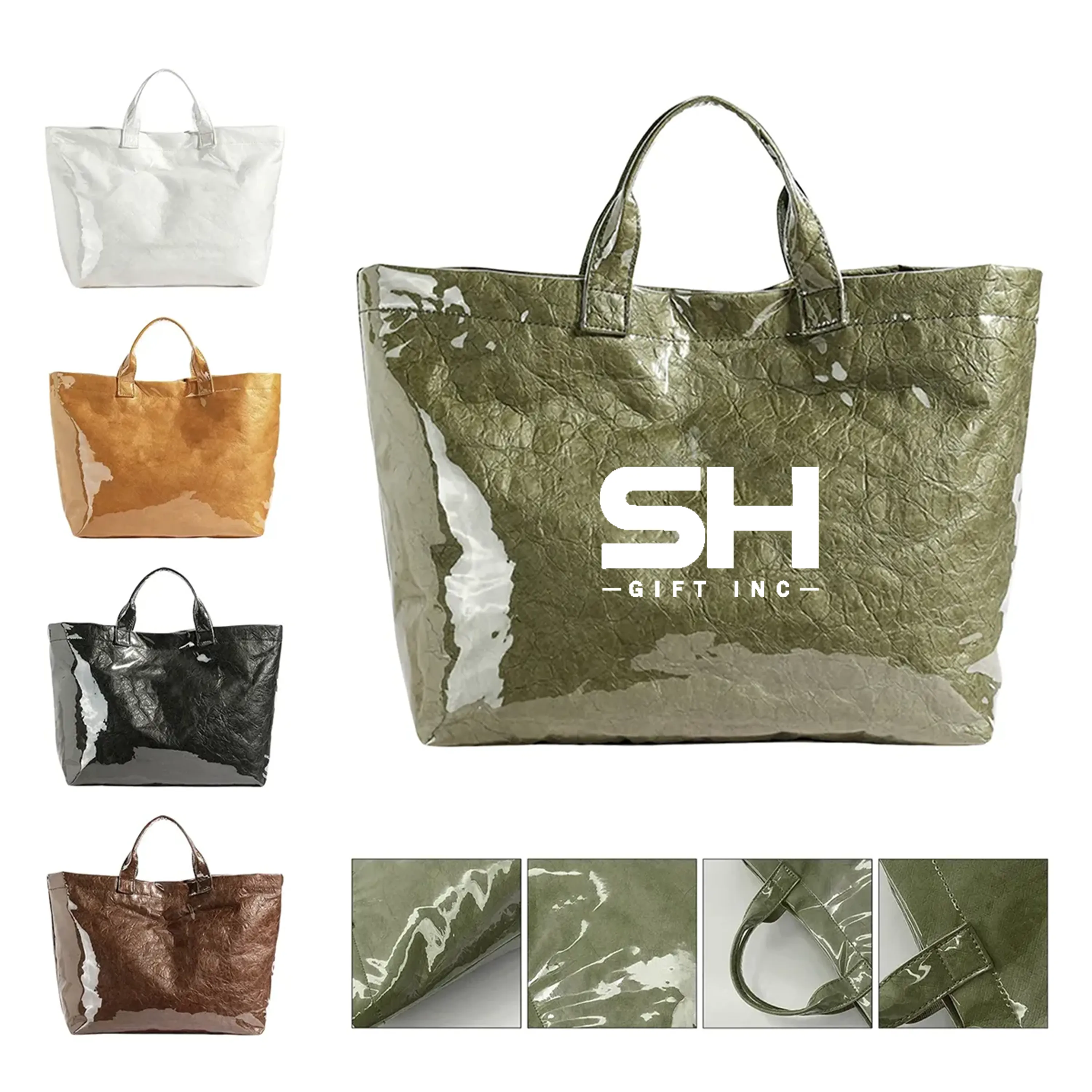PVC Waterproof Dupont Paper Tote Bag 2