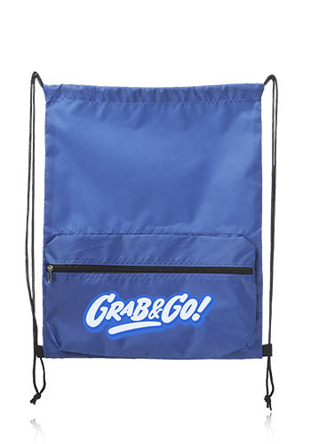 Augusta Drawstring Backpacks with Front Pocket 5