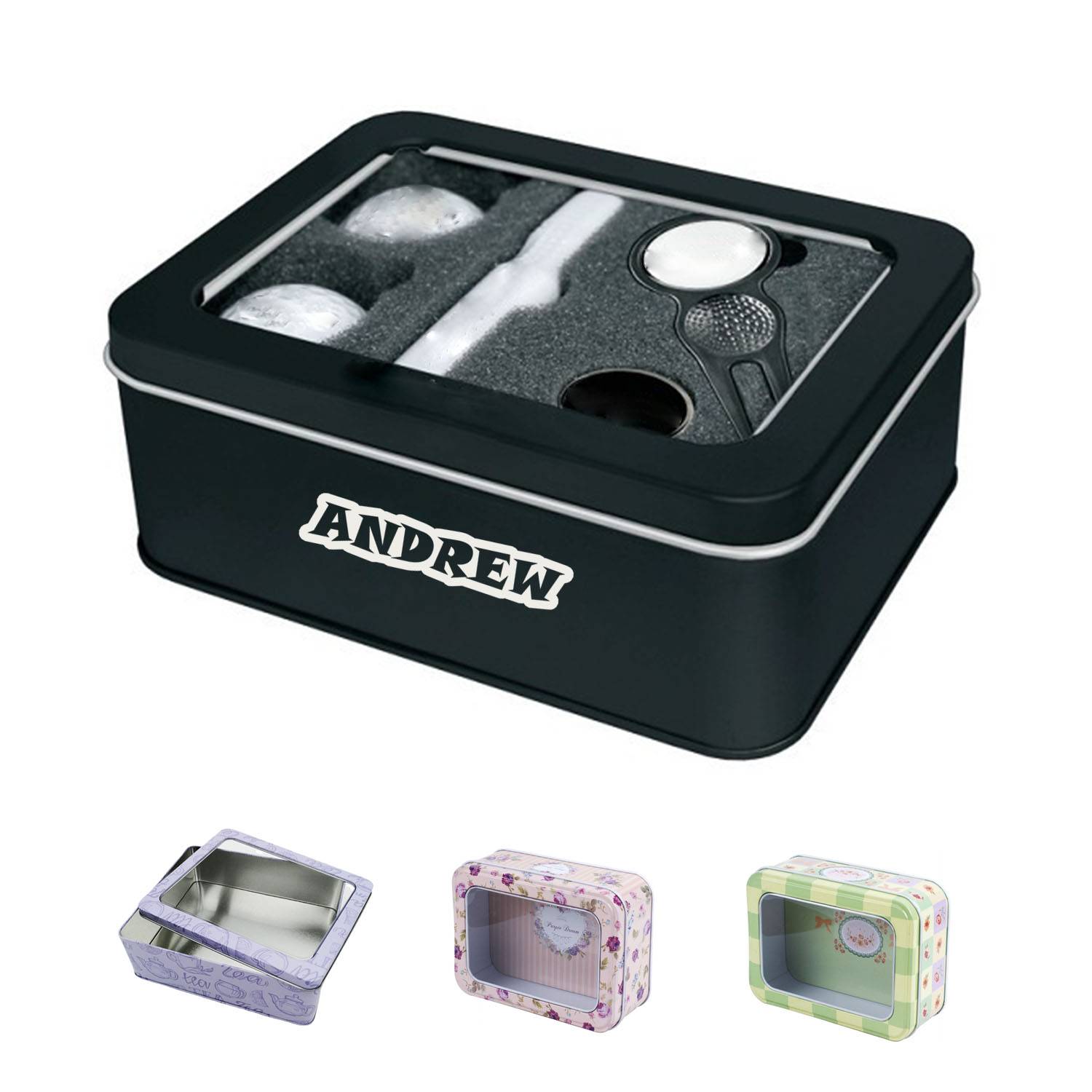 Golf-ball Tin Box 2