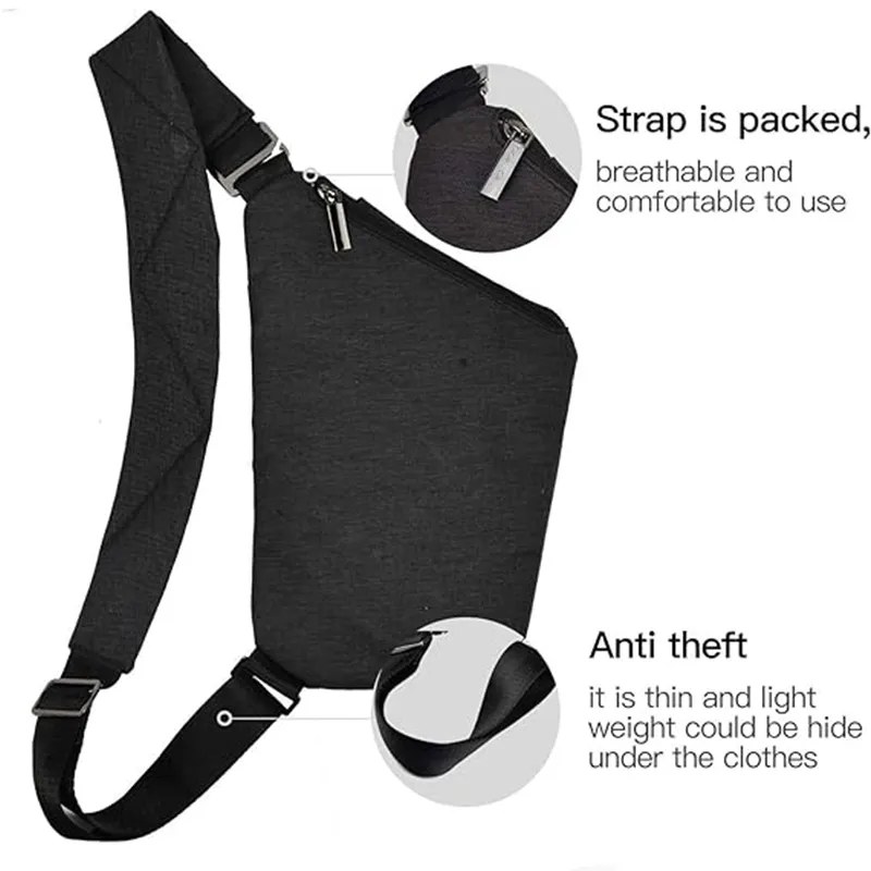 Anti-Theft Shoulder Chest Crossbody Bag 5