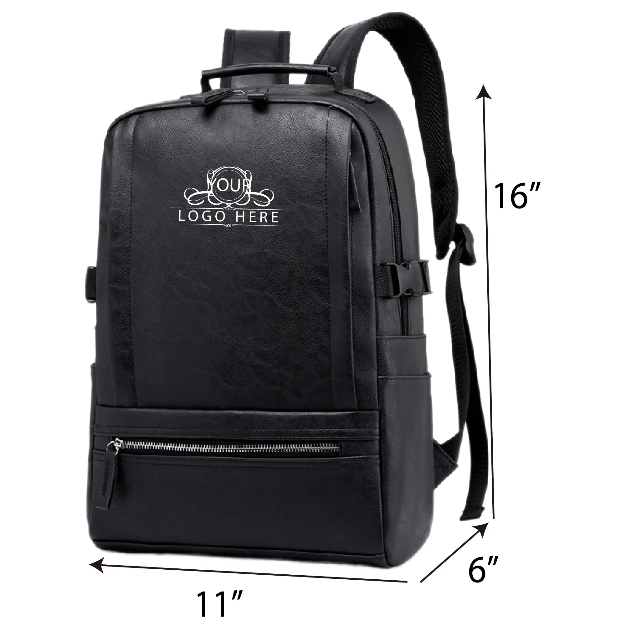 Leather Casual Backpack 4