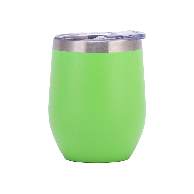 12oz Stainless Steel Wine Tumbler with Lid 7