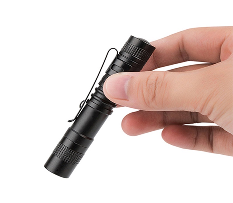 Mini LED Flashlight with Clip 3