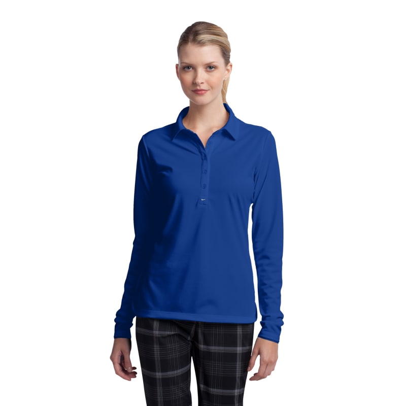 Nike Ladies Long Sleeve Dri-FIT Stretch Tech Polo. 23