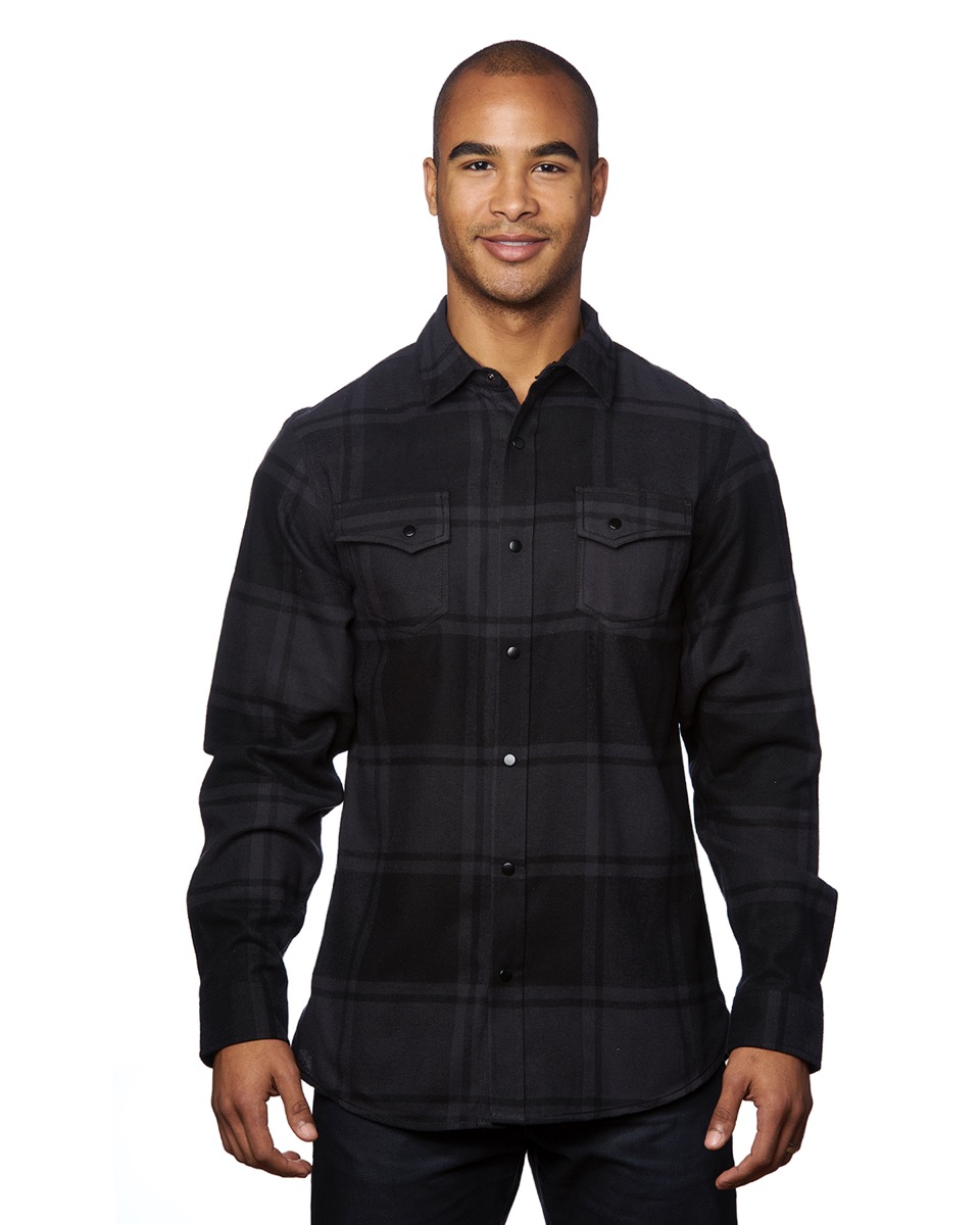 Burnside Snap Flannel Shirt 1
