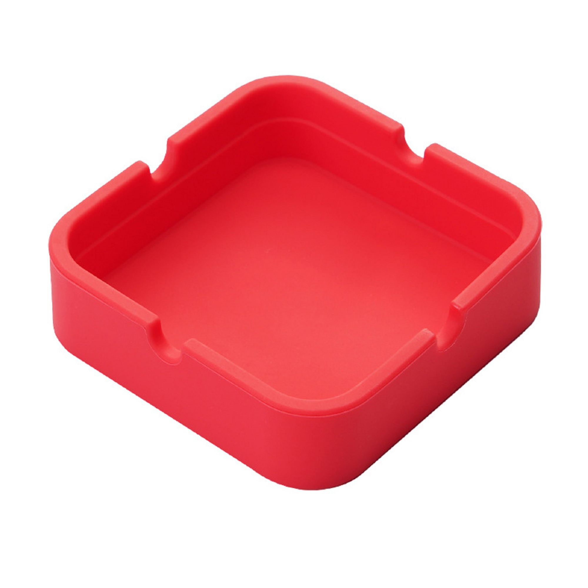 Square Silicone Ashtray Unbreakable 7