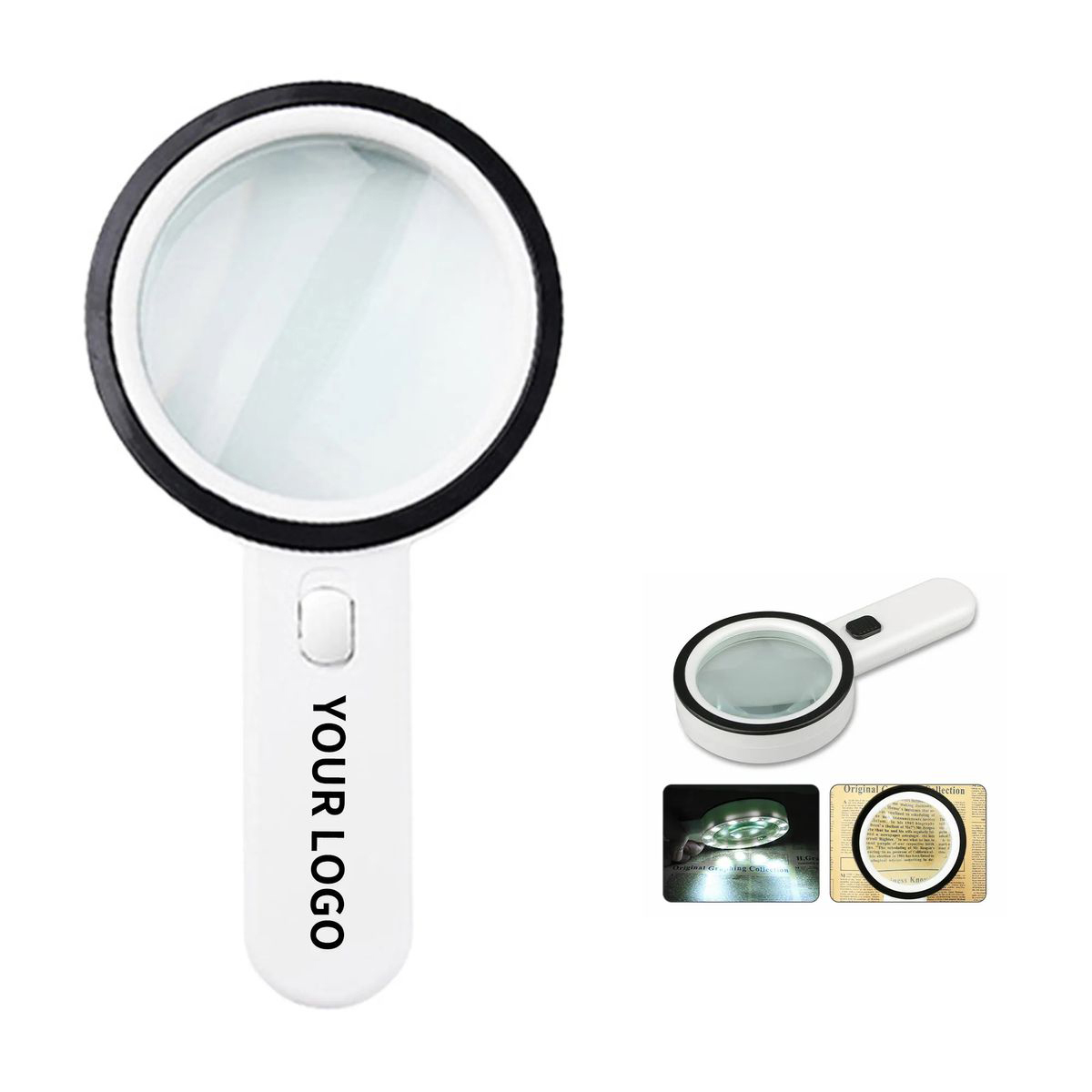 8 Inch LED Magnifying Glass with 30X Zoom 2