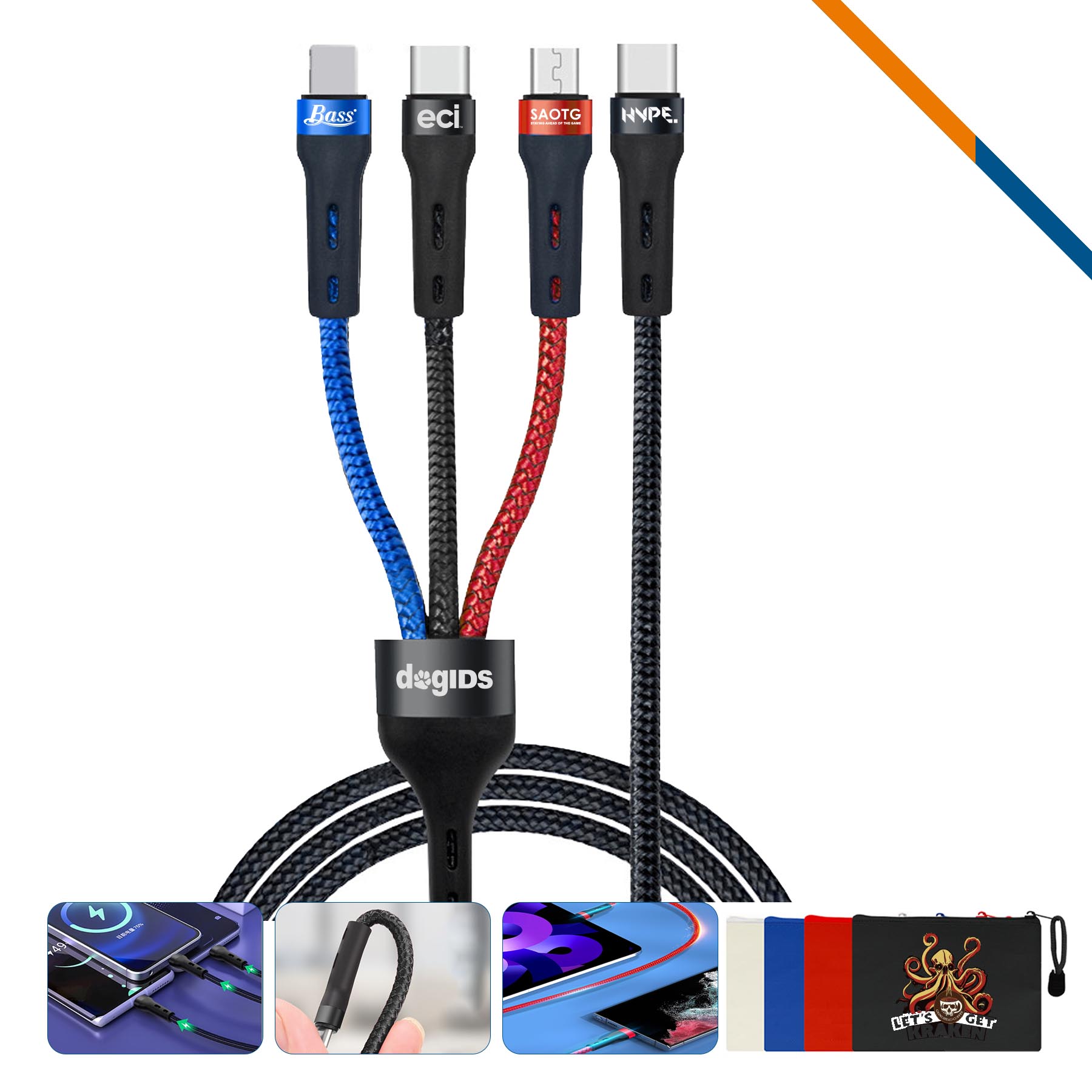 Lesoni 3in1 Charging Cable 2
